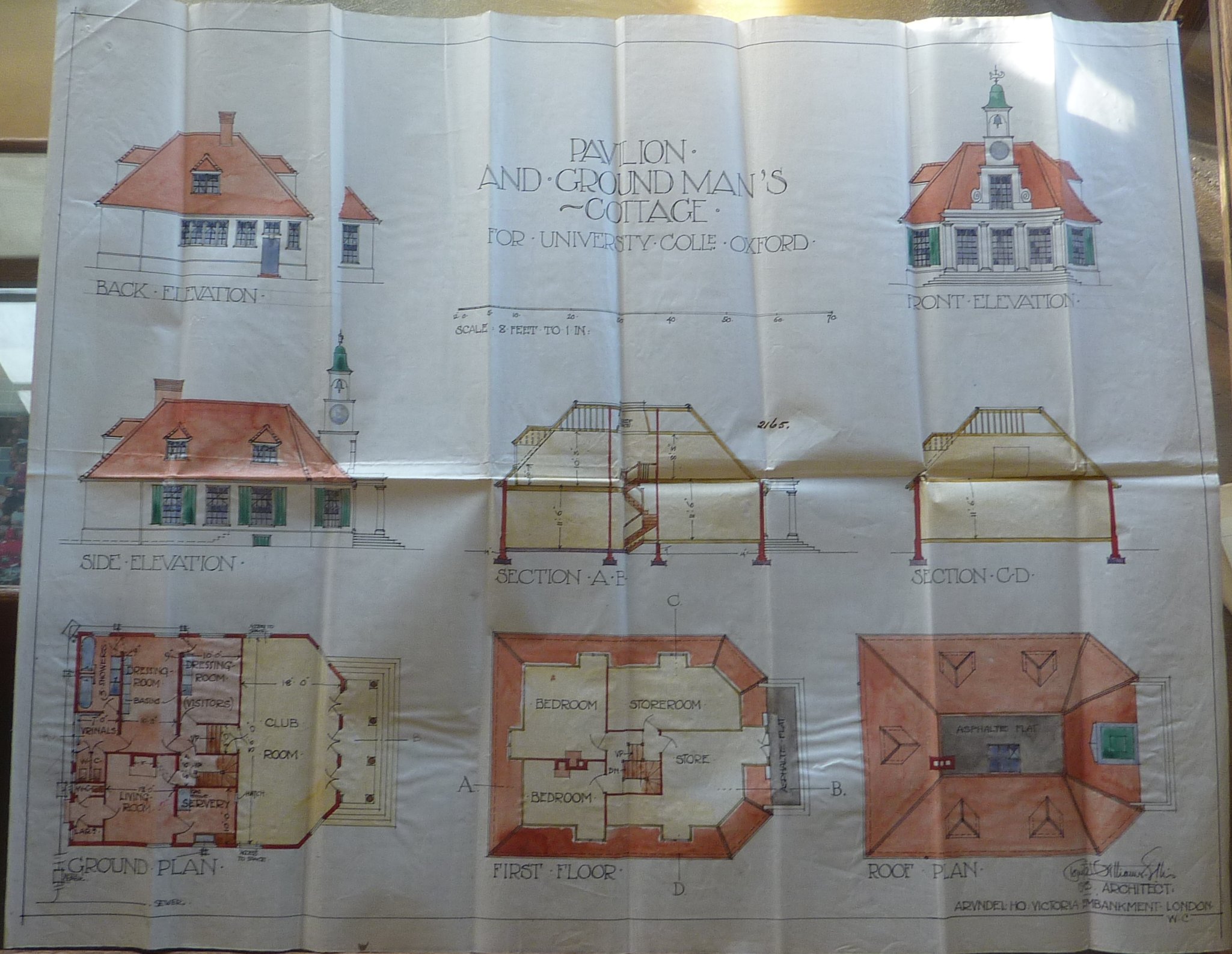 University College Cricket pavilion Abingdon Rd CEDBP 2165NS 08 08 1913 4