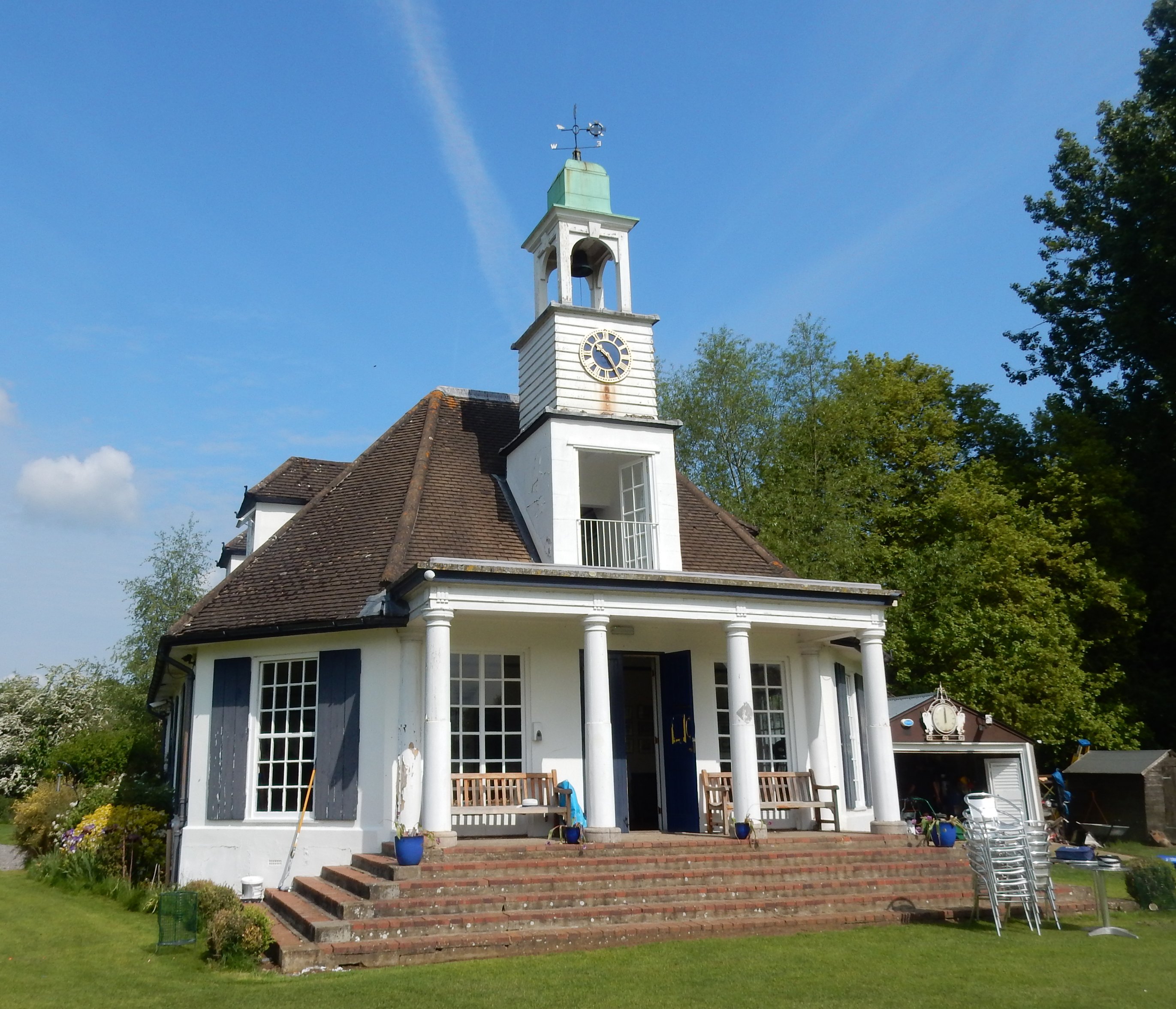 University College cricket pavilion Abingdon Road 2023 David Clark smaller