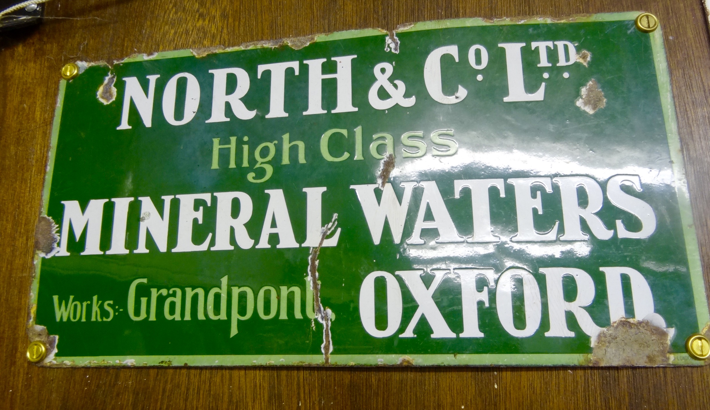 [Norths Mineral Works sign]