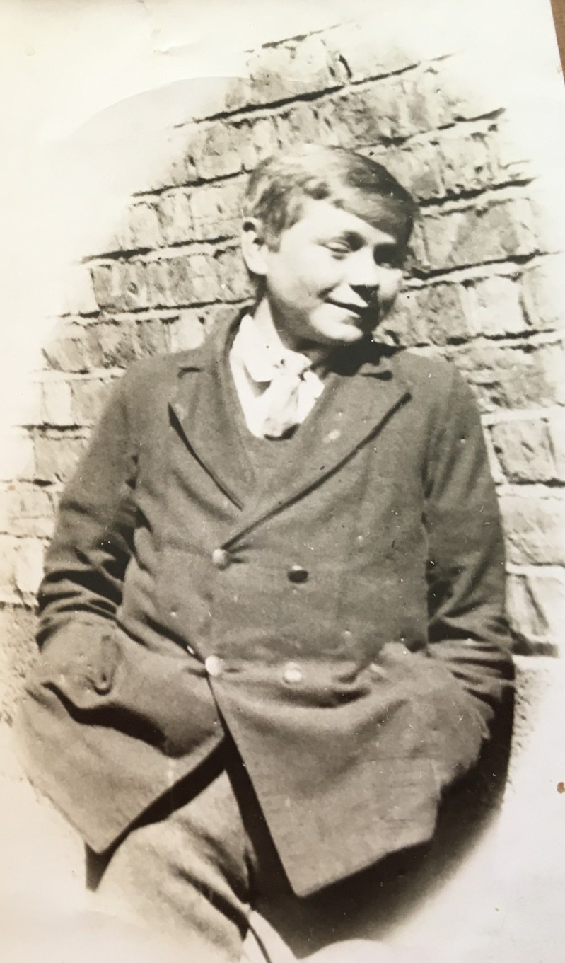 Albert Carr as a boy