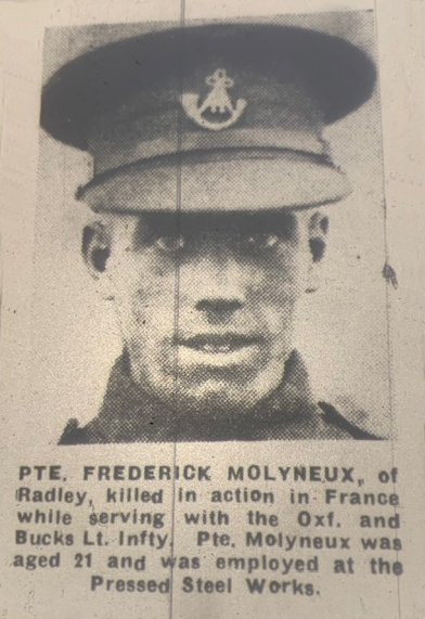 MOLYNEUX Frederick grave CWGC
