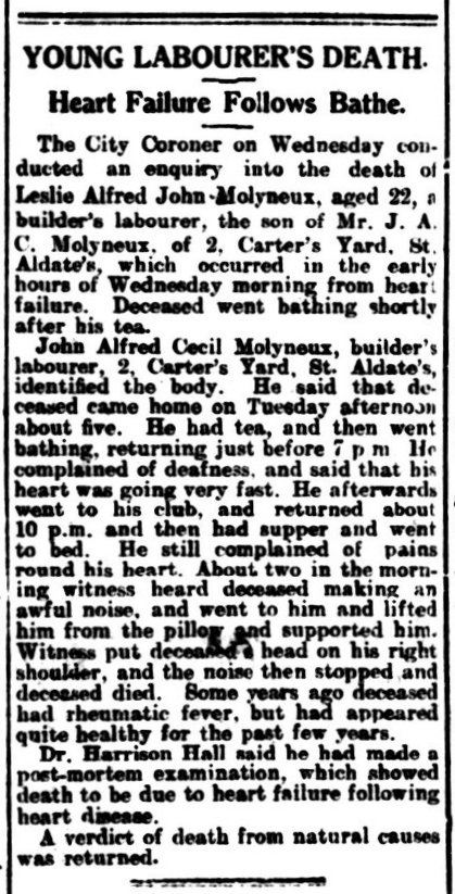 [Oxford Chronicle 17 June 1927]