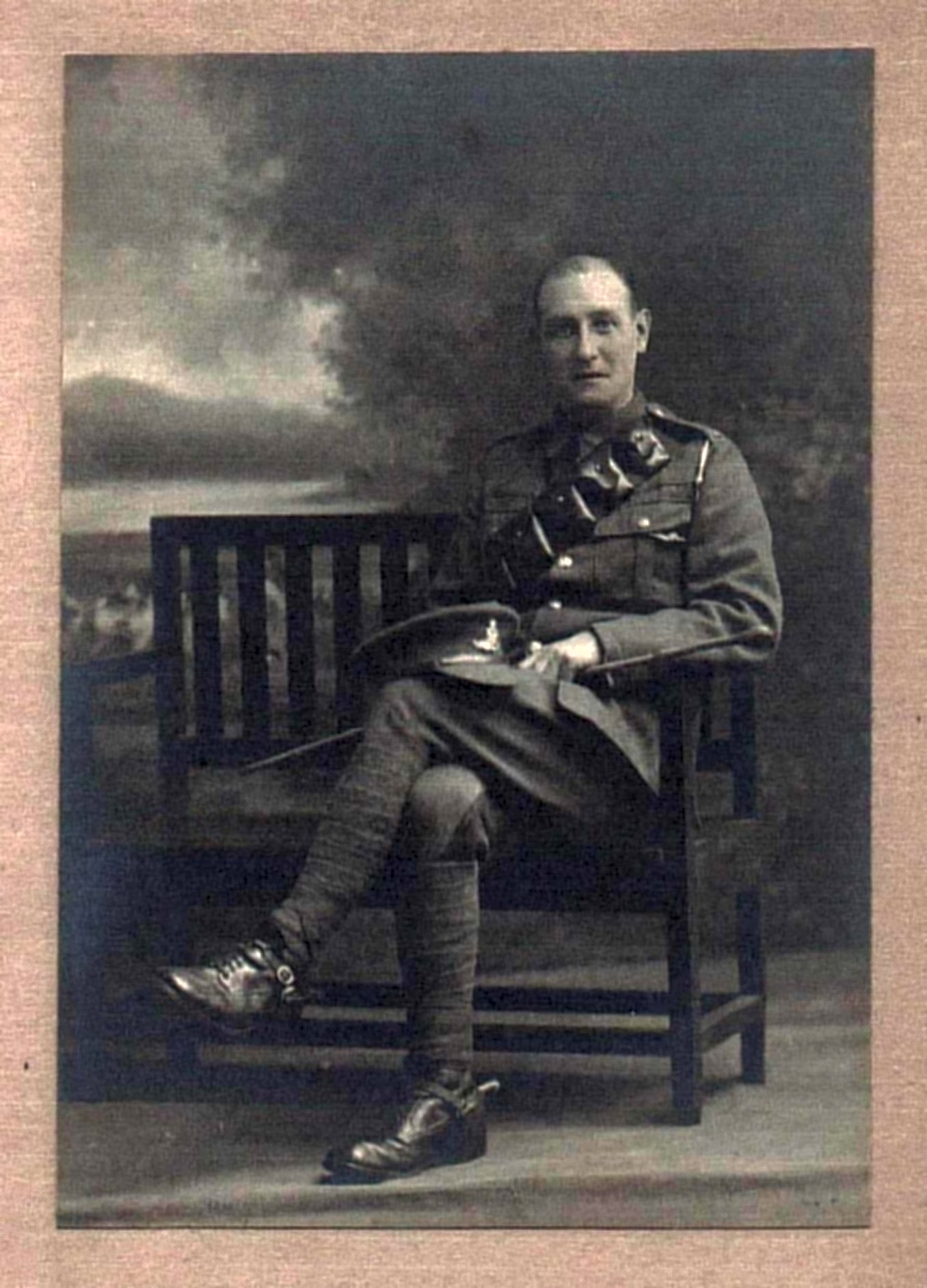 [Thomas Townsend in RFA uniform Annabel Panting Jan 2015 detail]