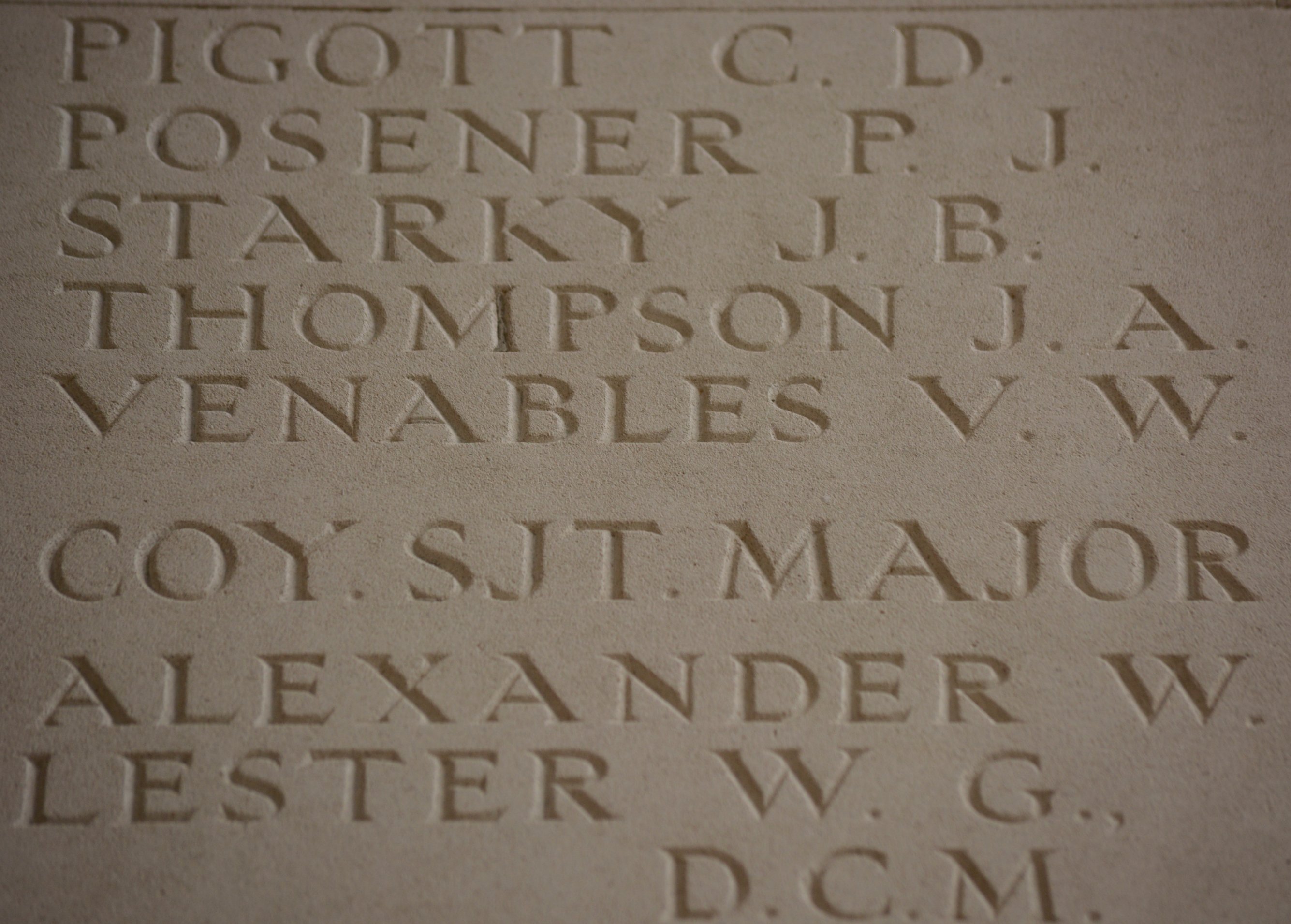Vernon VENABLES Thiepval Memorial Simon Haynes 2015 cropped smaller