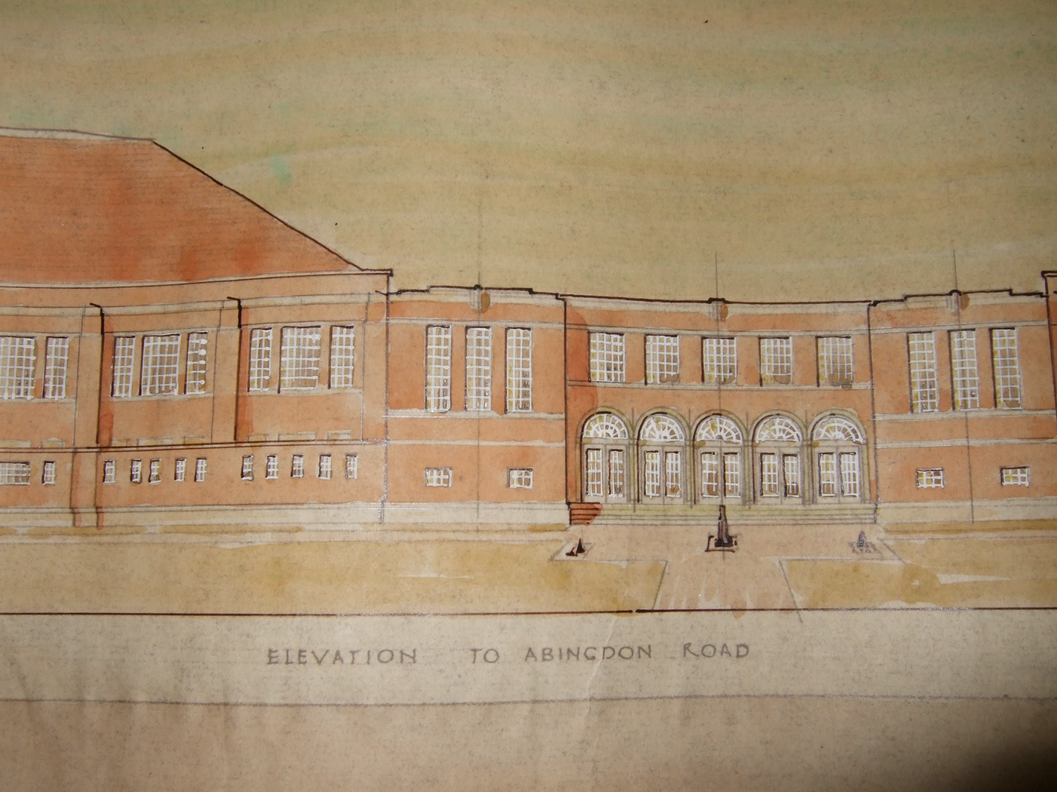 [Proposed Gala Baths, Hinksey Park, elevation]