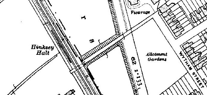 Hinksey Halt South Oxford OS 1921 cropped