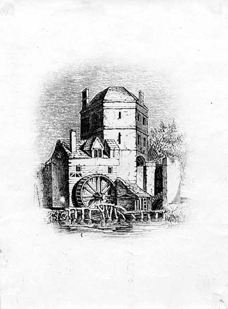 [Folly Bridge waterwheel and Friar Bacons study HT132]